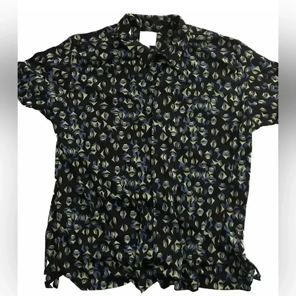 Men’s Bub By Deborah Parker Short Sleeve Button Down Shirt Size XL - Picture 1 of 5